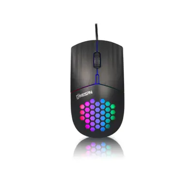 Optična miška SXS-838 TYPE-C: Roza, RGB, 4D, nastavljiva hitrost Black