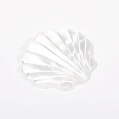 Ergonomsko prozorno silikonsko podlogo za miško za udobje in podporo White