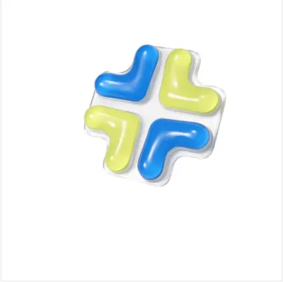 Silikonska podloga za miško z majhnim vetrnim mlinom za udobje in podporo Multicolor3