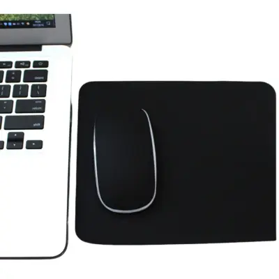 Nedrseča silikonska podloga za miško za domačo in pisarniško uporabo Black