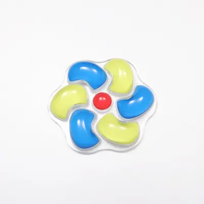 Udobna silikonska podloga za miško z majhnim vetrnim mlinom za sprostitev Multicolor2