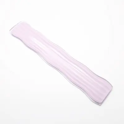 Ergonomski prozoren silikonski podstavek za tipkovnico za udobje in podporo Pink