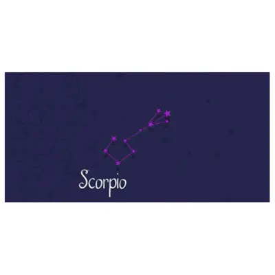 Škorpijon: Podloga za miško z motivom 12 nebesnih znamenj