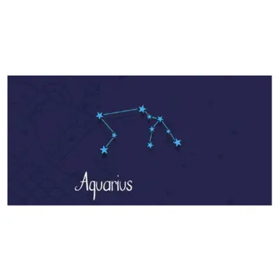 Vodnar: Podloga za miško z motivom 12 horoskopskih znamenj