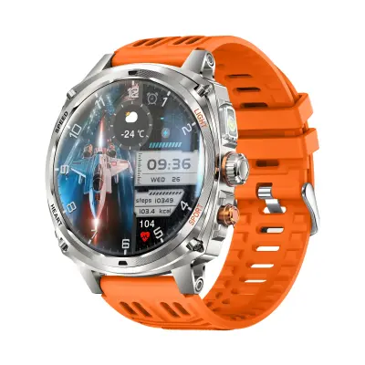 Pametna ura z več funkcijami in AMOLED zaslonom 1.75 palca Orange