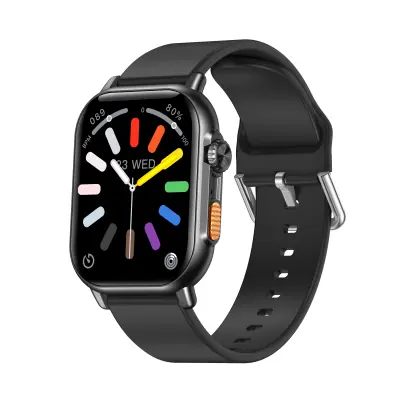 Pametna ura z več športnimi načini in upravljanjem zdravja Black