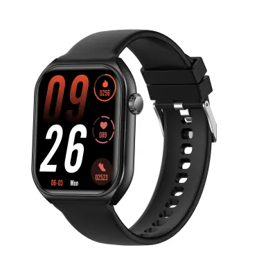 Pametna ura z več športnimi načini in upravljanjem zdravja Black