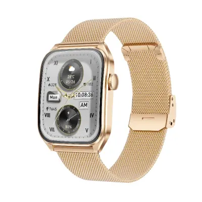 Večnamenska pametna ura z zaslonom AMOLED, Bluetooth klici in spremljanjem zdravja Pink