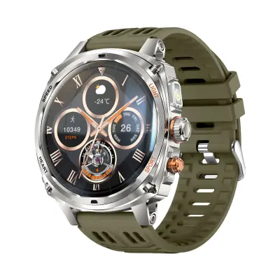 Pametna ura z več funkcijami in AMOLED zaslonom 1.75 palca Green