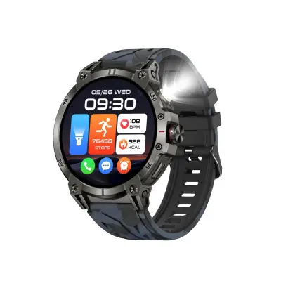 Vsestranska pametna ura z merjenjem zdravja in dolgotrajno baterijo Blue