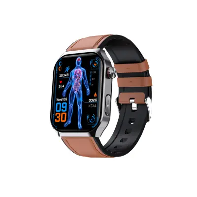 Pametna ura F700: Napredno spremljanje zdravja in telesne pripravljenosti Brown