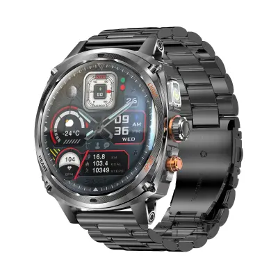 Vsestranska črna pametna ura z merjenjem zdravja in športnimi načini