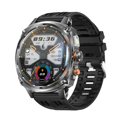 Pametna ura z več funkcijami in AMOLED zaslonom 1.75 palca Black