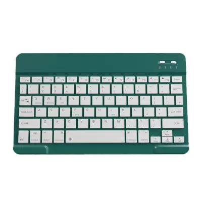 Brezžična Bluetooth tipkovnica - 10-palčna, polnilna - temno zelena
