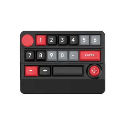 Brezžična RGB mehanska igralna tipkovnica XSX-W909 z makro definicijo Black+Red