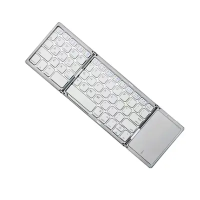 Zložljiva tipkovnica Bluetooth Silver