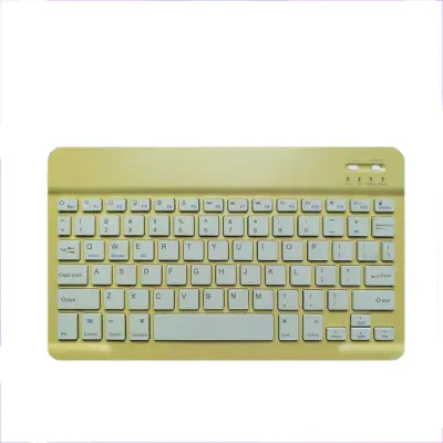 Brezžična Bluetooth tipkovnica - 10-palčna, polnilna Yellow