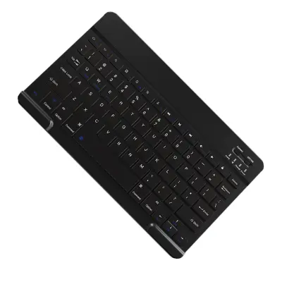 Brezžična Bluetooth tipkovnica - 10-palčna, polnilna Black