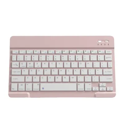 Brezžična Bluetooth tipkovnica - 10-palčna, polnilna Pink