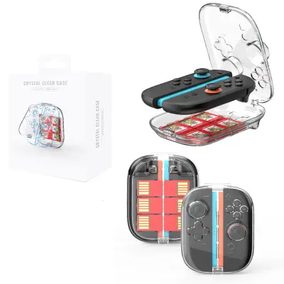 Kristalno čista zaščitna torbica za krmilnike Switch 2