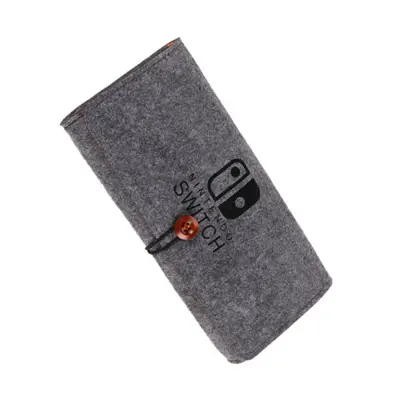 Združljiv etui za shranjevanje Switch: Prenosna torba iz filca Black
