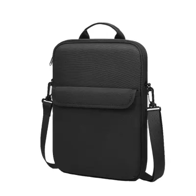 Poslovna torba za prenosnik z ročajem - vodoodporna, odporna na udarce Black 13 palcev