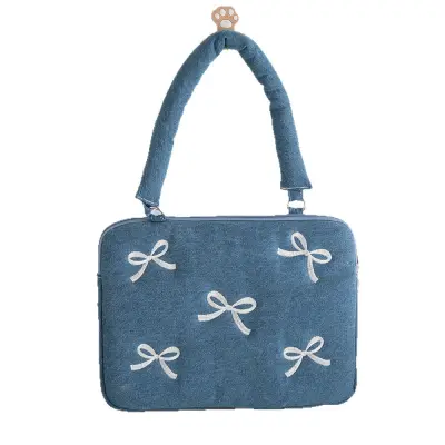 Kompatibilen z Apple MacBook torba za prenosnik z jeans vezenino  15 palcev