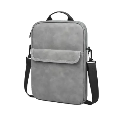 Poslovna torba za prenosnik z ročajem - vodoodporna, odporna na udarce DarkGrey 13 palcev