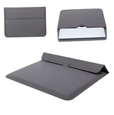 Elegantna in tanka računalniška torba iz PU usnja  L