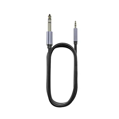 Dvojno oklopljen avdio kabel 3,5 mm na 6,5 mm stereo za profesionalce  3 m