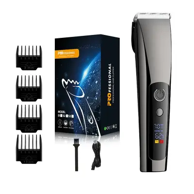 Električni strižnik las z LED zaslonom za domačo uporabo