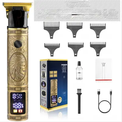 Električni strižnik za moške z digitalnim zaslonom in tremi hitrostmi