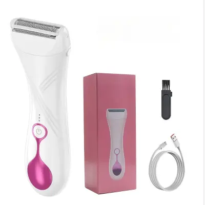 Električni brivnik za ženske in moške - nežno odstranjevanje dlak White