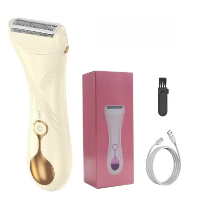 Električni brivnik za ženske in moške - nežno odstranjevanje dlak Yellow