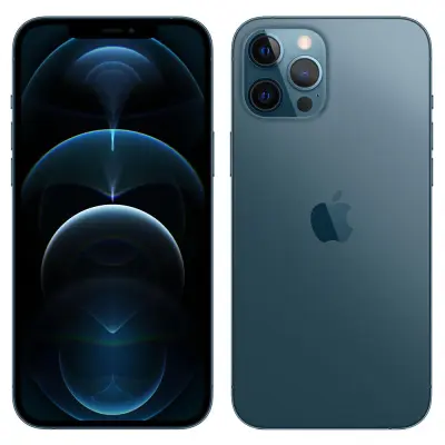 Obnovljeno - znaki rabe - Ecofone iPhone 12 Pro Max 5G modra 256 GB 6 GB ram