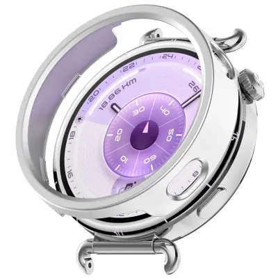 Kompatibilno s Huawei Watch GT6 41mm srebrno PC ohišje z izrezanim vzorcem