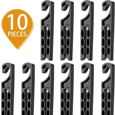 10-delni Komplet Kljuk za Avtomobilski Zračnik - Univerzalni Nosilec za Dodatke