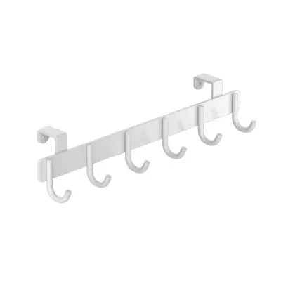 Vsestranski kavelj za vrata iz nerjavečega jekla za organizacijo doma White