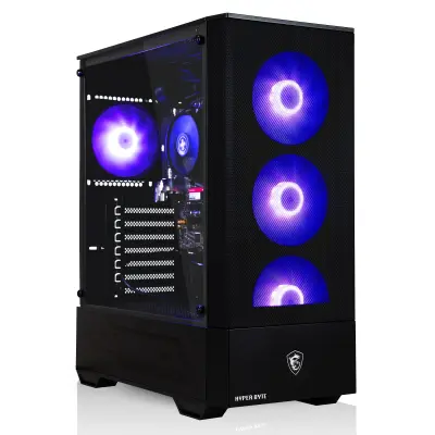 HYPER BYTE® Essential - Gaming PC / namizni računalnik - AMD Ryzen 3 3200G + Vega 8 - 16 GB DDR4 - 256 GB SSD - WLAN - Win11 Pro + 20€ Roblox