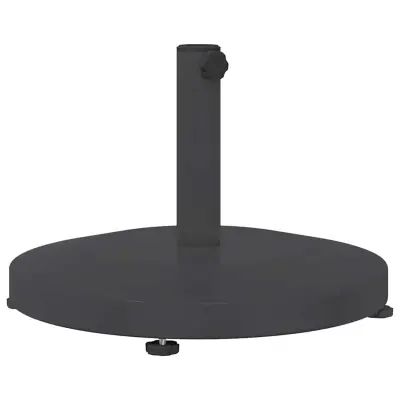 vidaXL Zunanja podlaga za senčnik Temno siva 48 x 48 x 32 cm