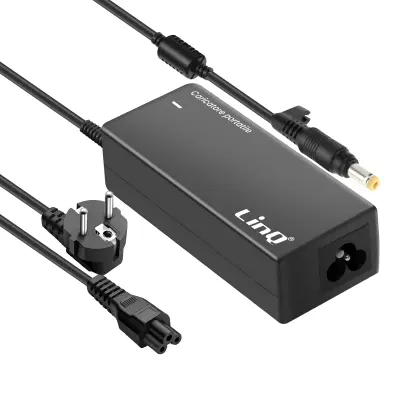 LinQ, Asus 36W polnilec za prenosne računalnike 4,8 x 1,7 mm konica, Črna