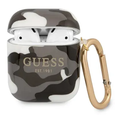 GUESS AIRPODS 1 2 CASE CAMO COLLECTION ZAŠČITA ZA SLUŠALKE
