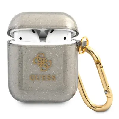 GUESS OVITEK GUA2UCG4GK ZA AIRPODS 1 2 BLEŠČIČNI OVITEK ZBIRKE