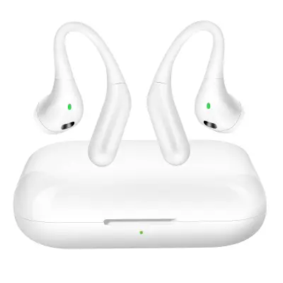 LinQ, Naglavna slušalka Bluetooth s kljuko za uho in mikrofonom, Bela