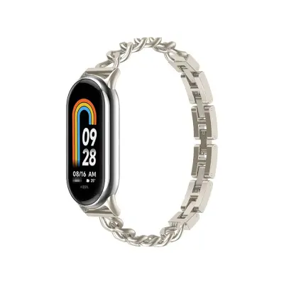 Združljiv s Xiaomi Mi Band 8/9/10 - Eleganten kovinski pašček za zapestnico Starlight