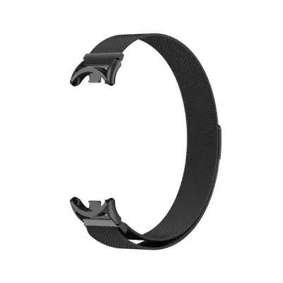 Združljiv kovinski pašček za Xiaomi Band 8/9/10 - Magnetna zasnova Black