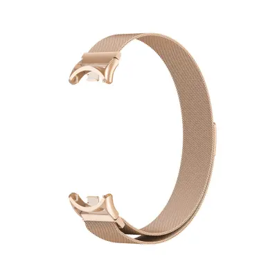 Združljiv kovinski pašček za Xiaomi Band 8/9/10 - Magnetna zasnova PinkGold