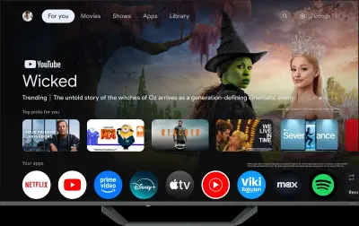 Televizor TESLA Q55E655GUS, QLED, Google TV, 4K UHD
