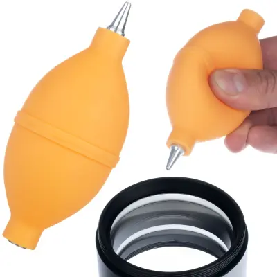 ROSFIX ROČNA ZRAČNA PIHALKA IZ SILIKONA – KOMPAKTNA IN LAHKA | ZA ČIŠČENJE ELEKTRONIKE | TELEFONE, TIPKOVNICE, OBJEKTIVE