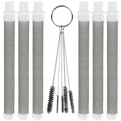 ROSFIX SET FILTER PALČNI 60 MESH + ŠČETKE ZA ČIŠČENJE BRIZGALNE PIŠTOLE | 96,8 MM, Ø9 MM, 6+5 KOS